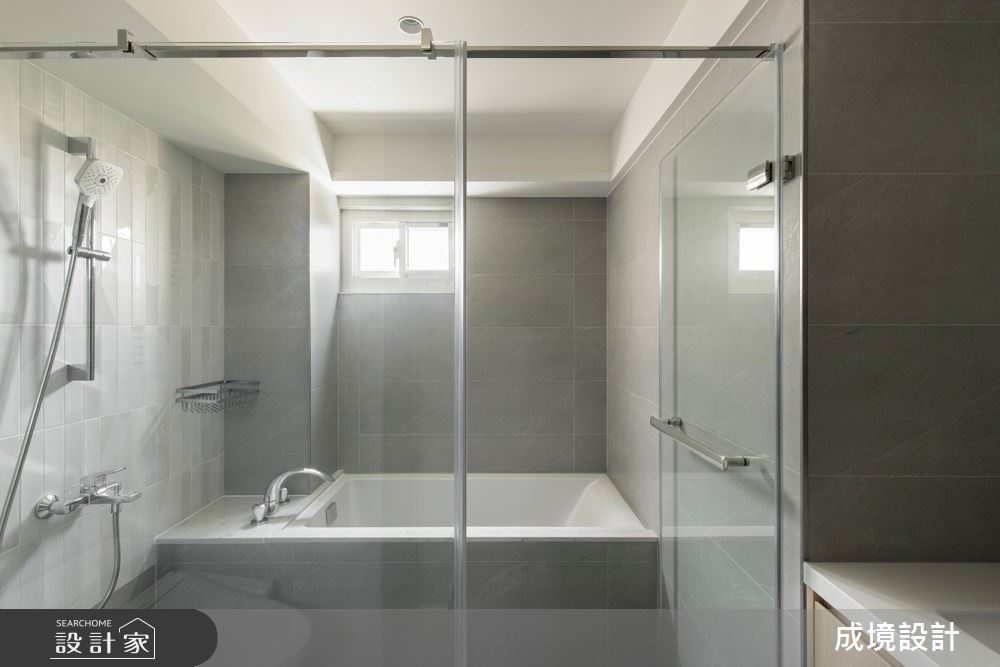 23坪老屋(31~40年)＿北歐風浴室案例圖片＿成境設計＿成境_歲月留聲之17