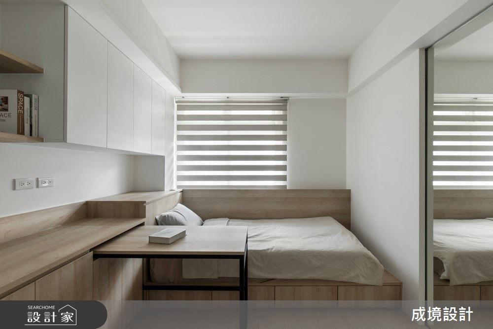 23坪老屋(31~40年)＿北歐風客房案例圖片＿成境設計＿成境_歲月留聲之18