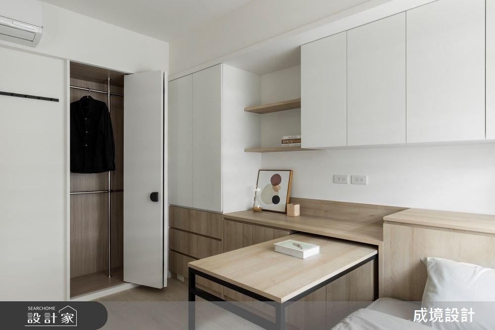 23坪老屋(31~40年)＿北歐風客房案例圖片＿成境設計＿成境_歲月留聲之19