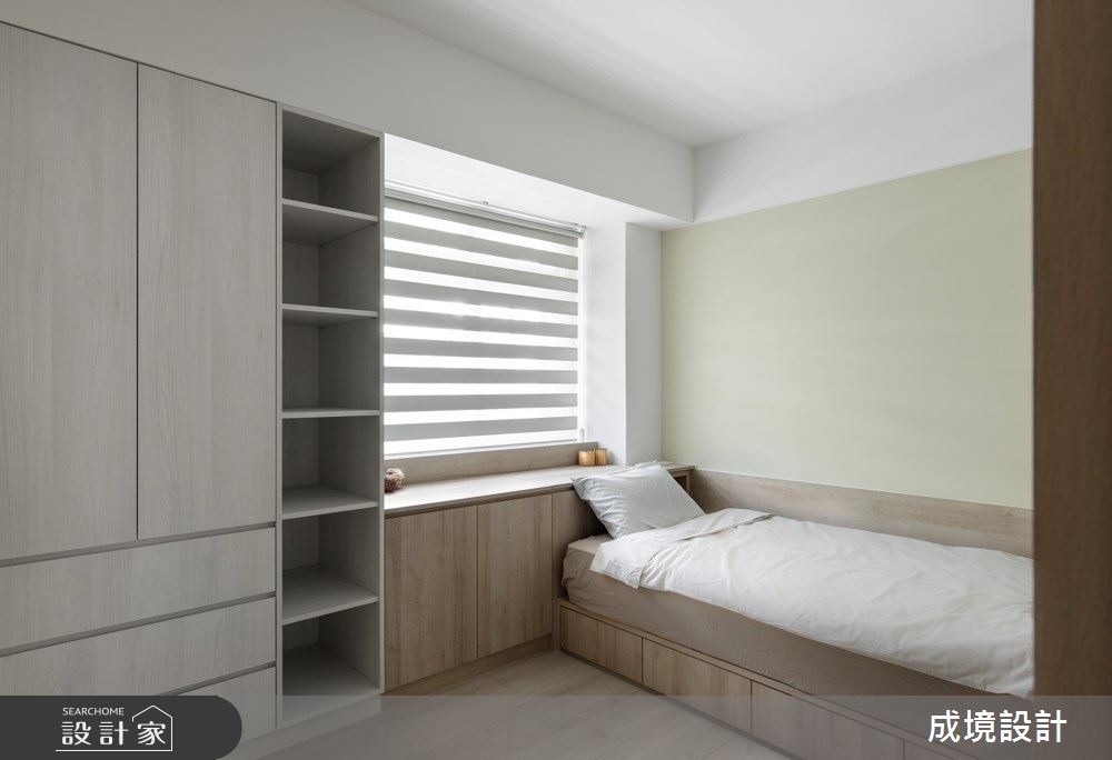 23坪老屋(31~40年)＿北歐風客房案例圖片＿成境設計＿成境_歲月留聲之20