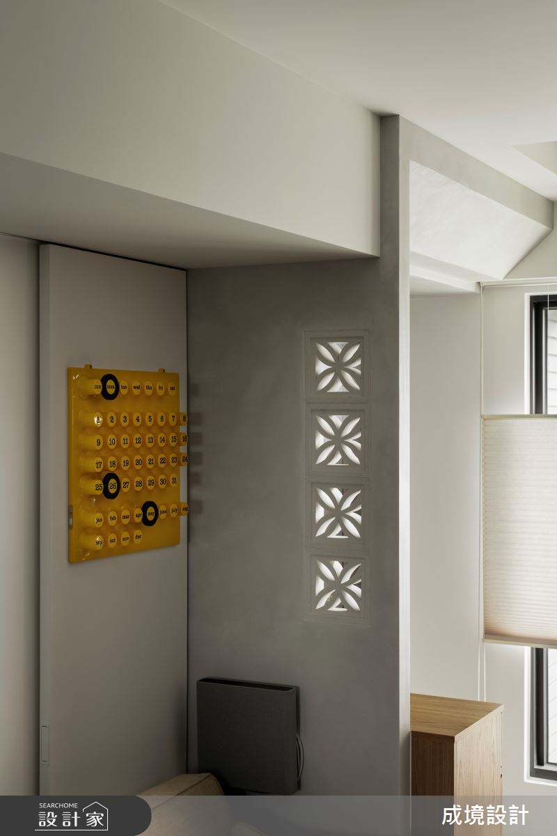 新成屋(5年以下)＿台式復古風玄關案例圖片＿成境設計＿成境_島嶼微風之2