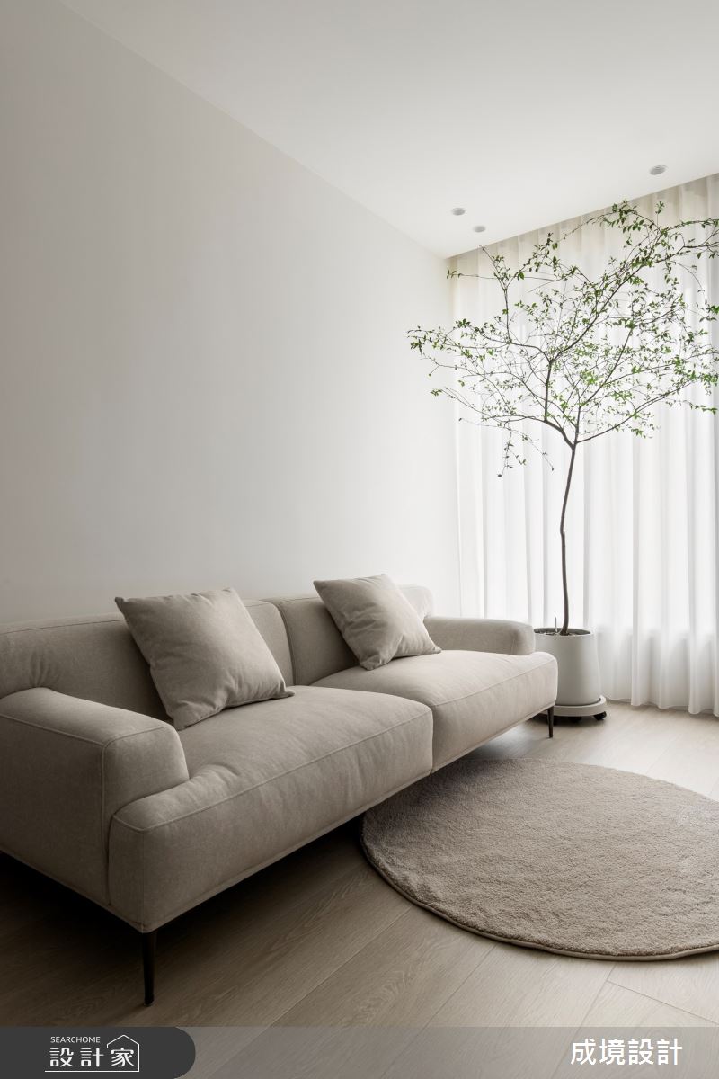 15坪新成屋(5年以下)＿混搭風客廳案例圖片＿成境設計＿成境_幽雅之境之6