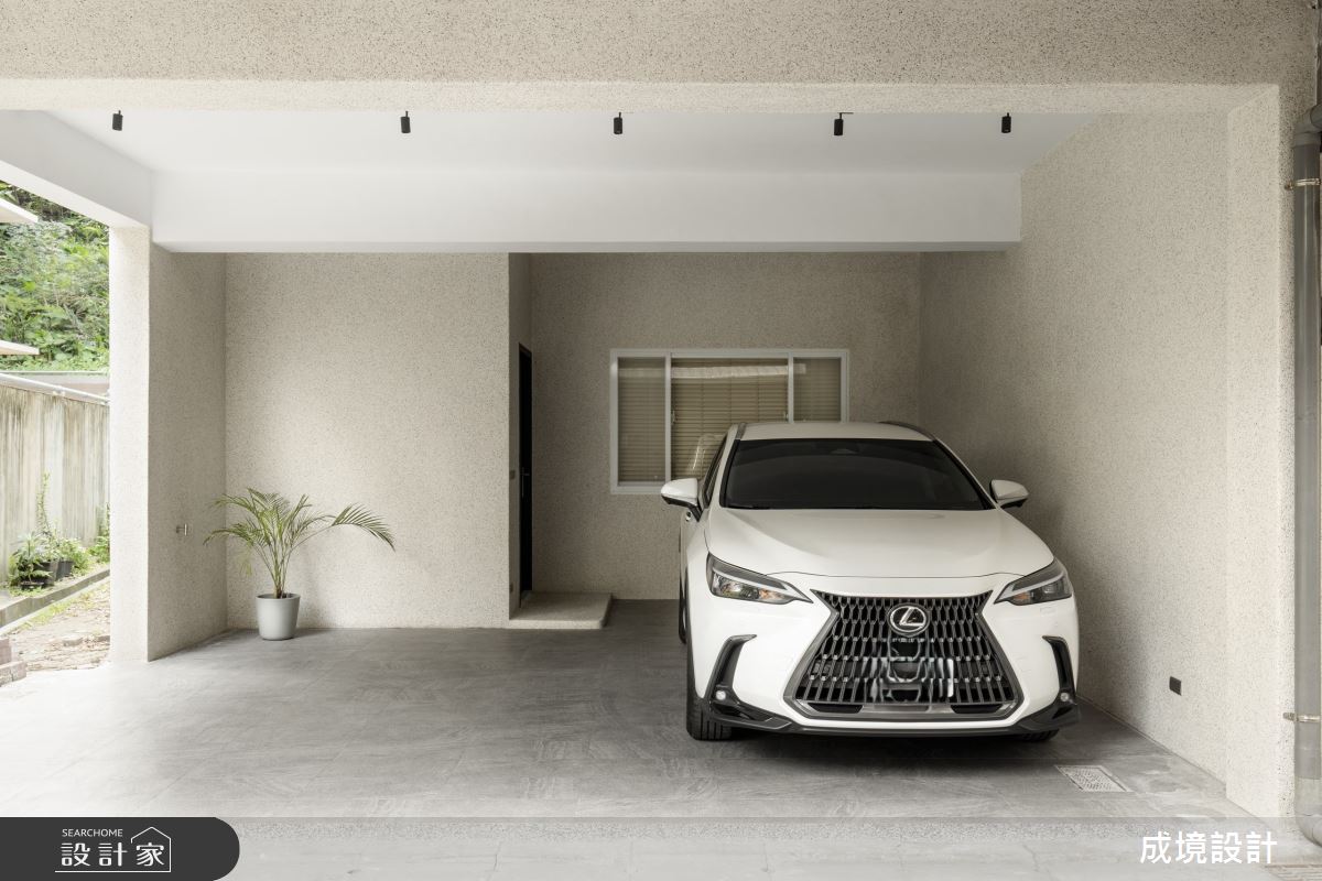 60坪老屋(41~50年)＿北歐風車庫案例圖片＿成境設計＿成境_光隙之1