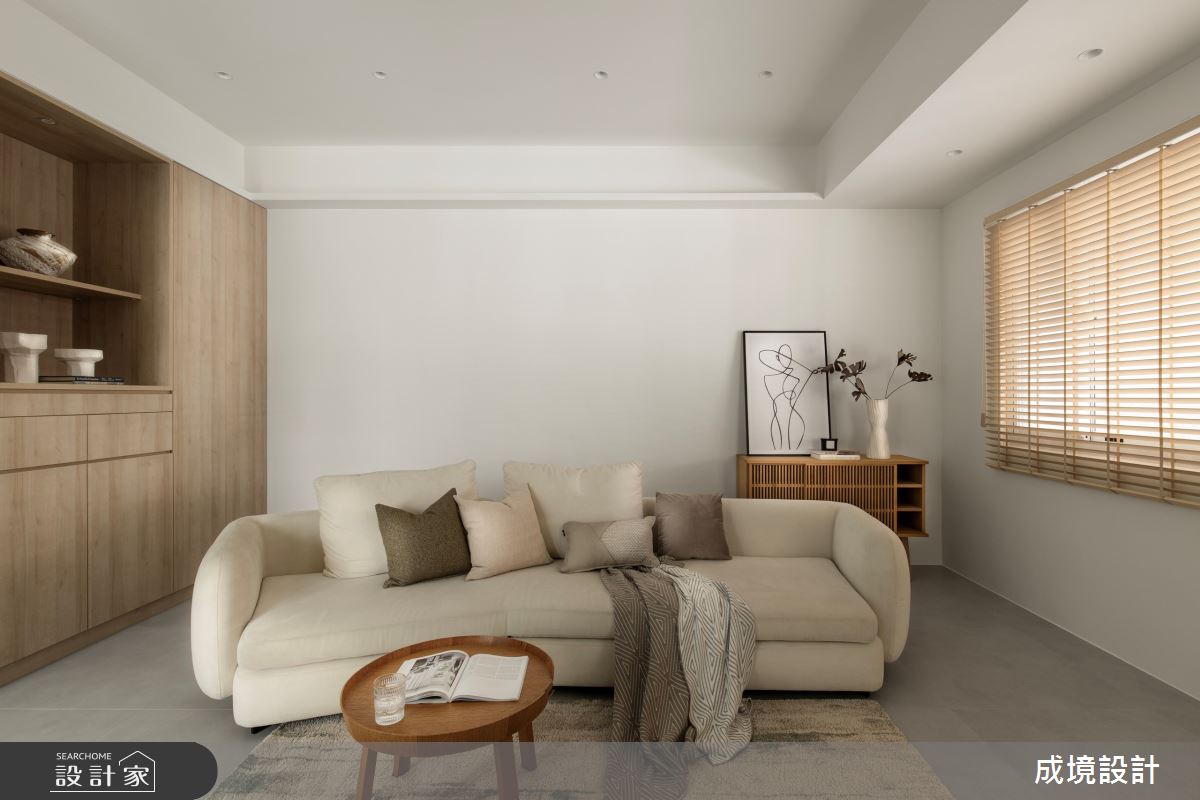 60坪老屋(41~50年)＿北歐風客廳案例圖片＿成境設計＿成境_光隙之185