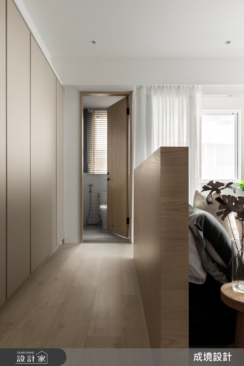 60坪老屋(41~50年)＿北歐風臥室案例圖片＿成境設計＿成境_光隙之16