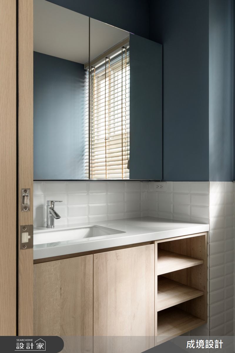 60坪老屋(41~50年)＿北歐風浴室案例圖片＿成境設計＿成境_光隙之25