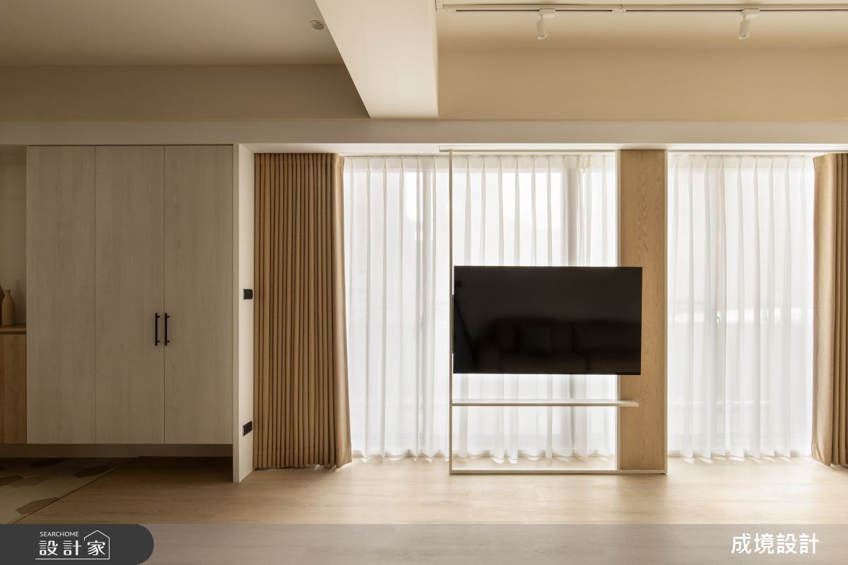 28坪老屋(31~40年)＿北歐風客廳案例圖片＿成境設計＿成境_留光之2