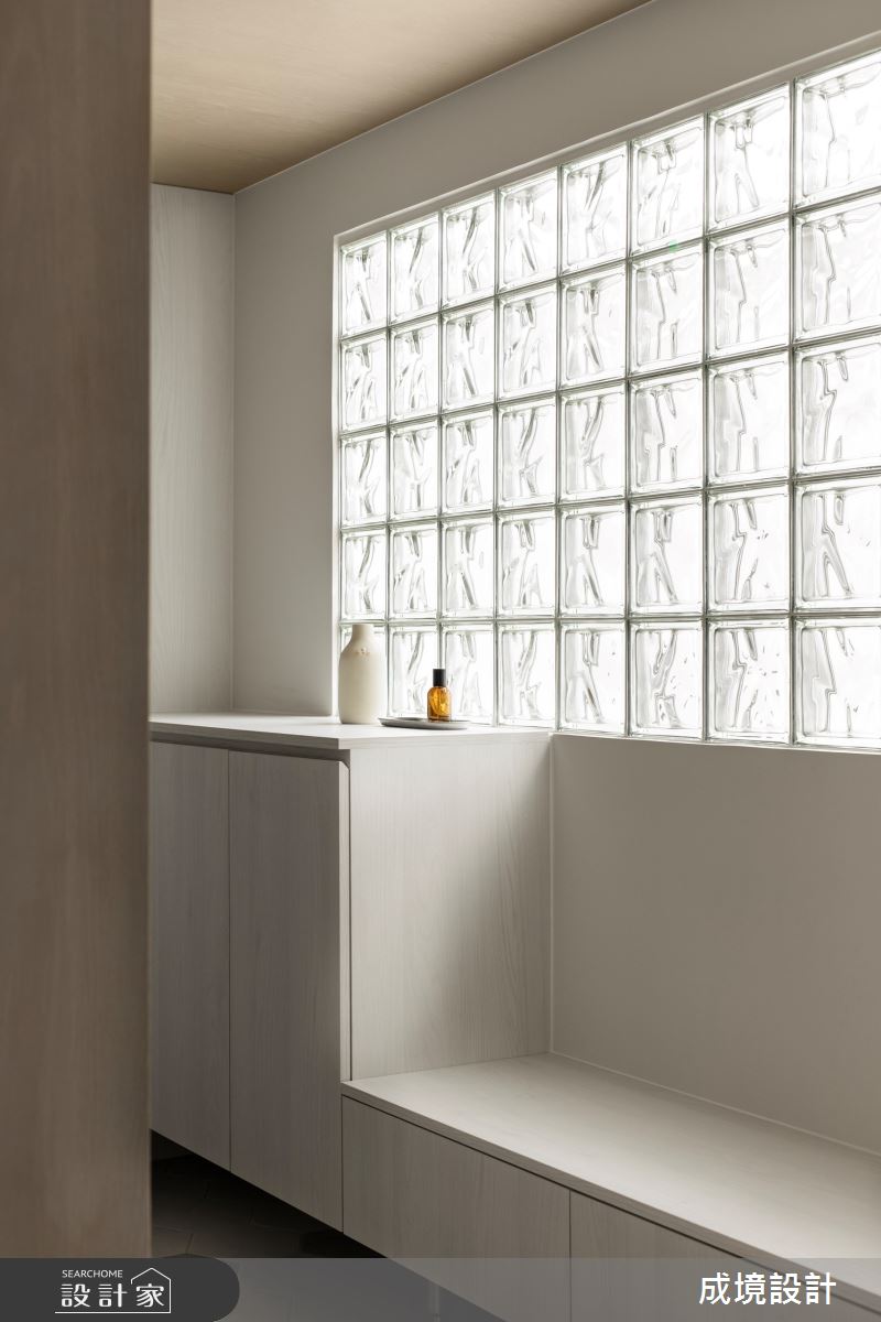 45坪老屋(41~50年)＿混搭風玄關案例圖片＿成境設計＿成境_光迴流域之918