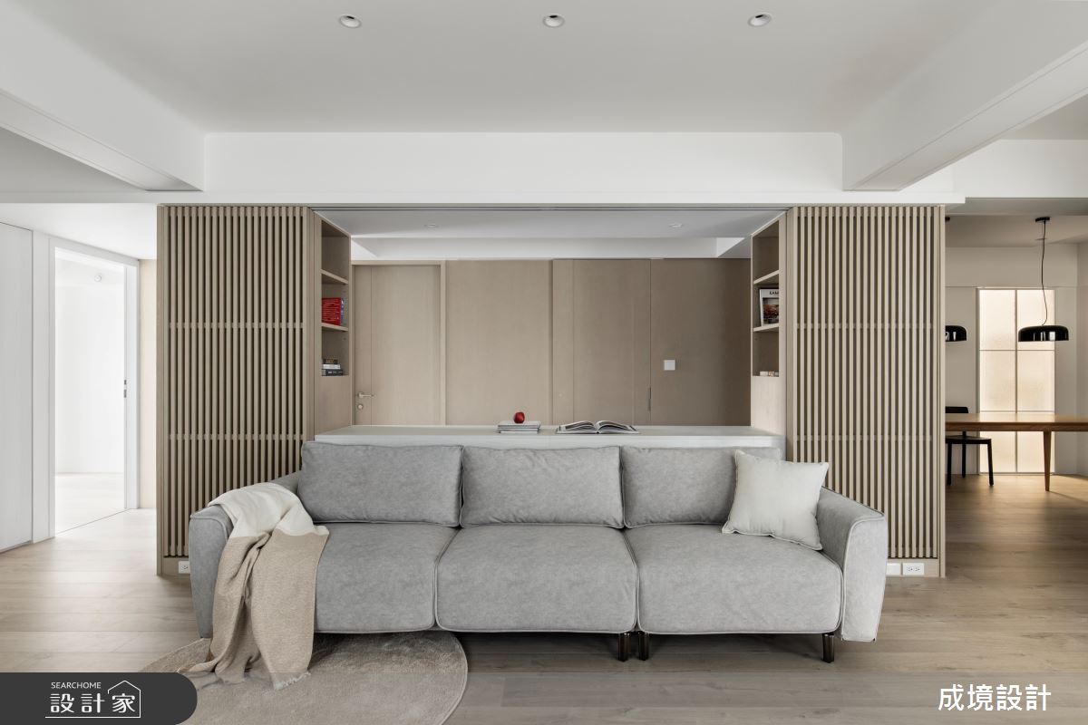 45坪老屋(41~50年)＿混搭風客廳書房案例圖片＿成境設計＿成境_光迴流域之16