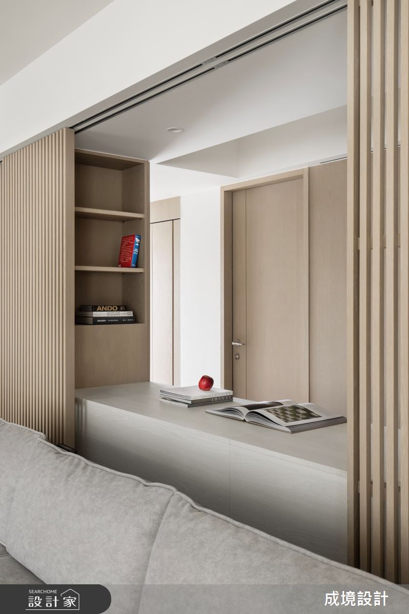 45坪老屋(41~50年)＿混搭風客廳書房案例圖片＿成境設計＿成境_光迴流域之20