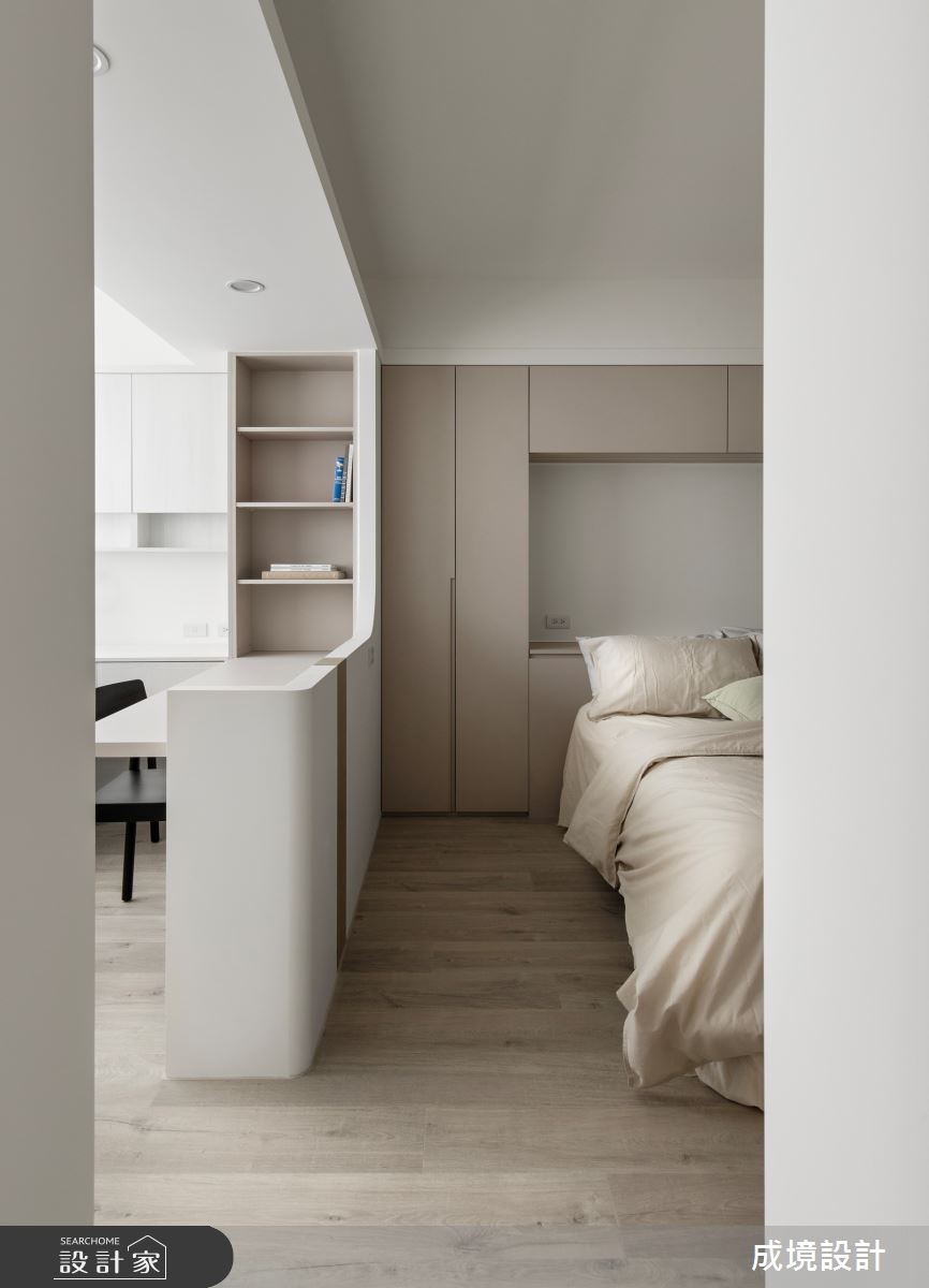 45坪老屋(41~50年)＿混搭風臥室案例圖片＿成境設計＿成境_光迴流域之22