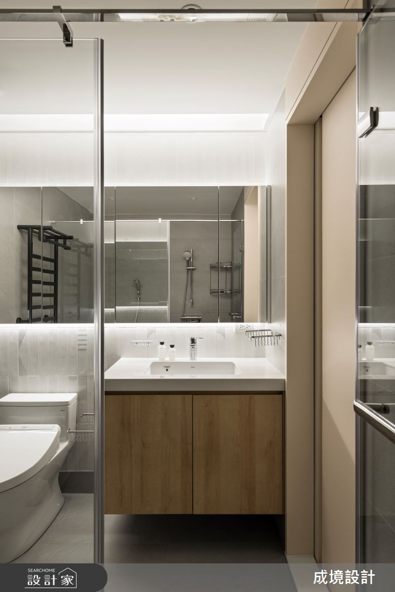 45坪老屋(41~50年)＿混搭風浴室案例圖片＿成境設計＿成境_光迴流域之30