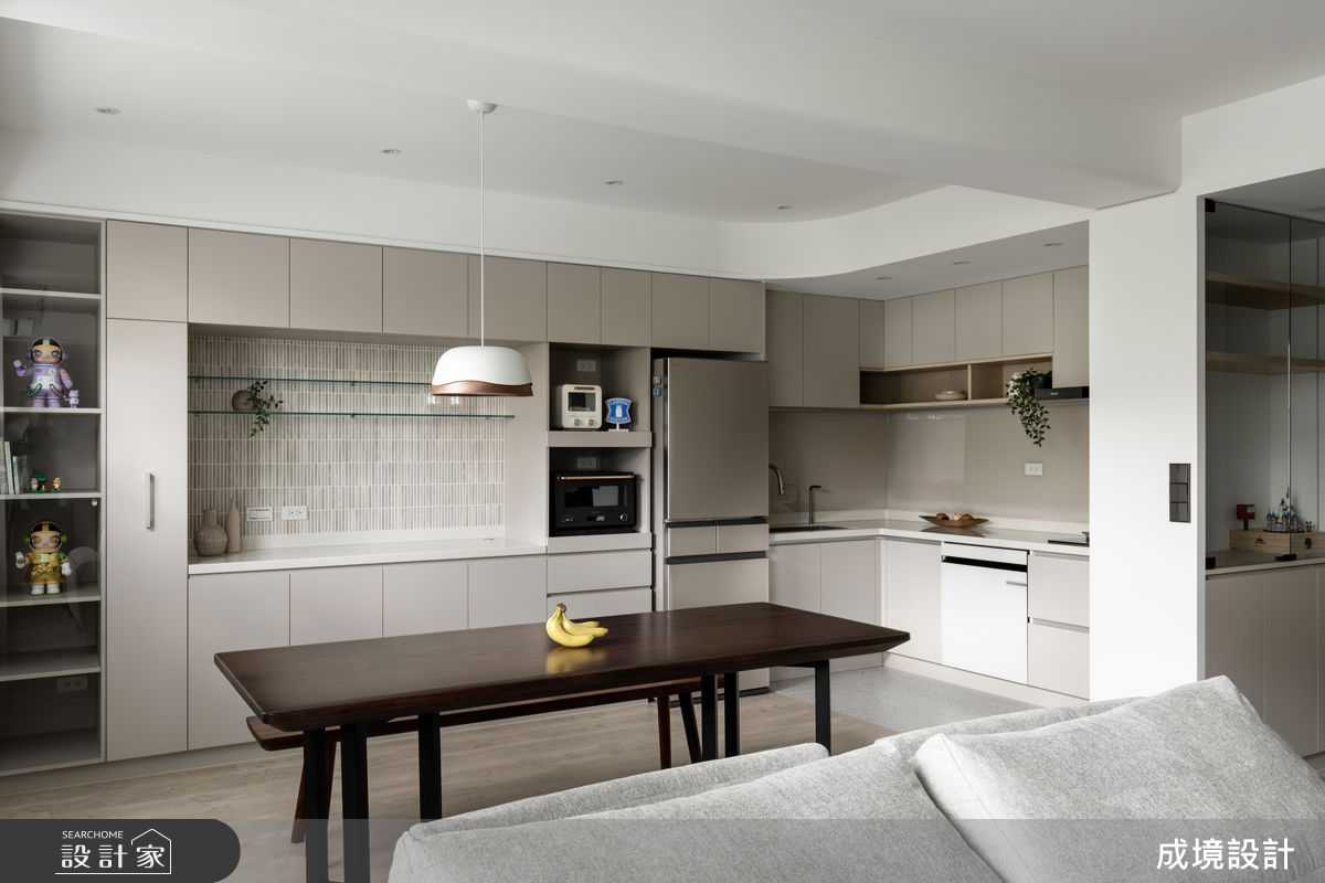 老屋(50年以上)＿北歐風餐廳廚房案例圖片＿成境設計＿成境_日安光景之12