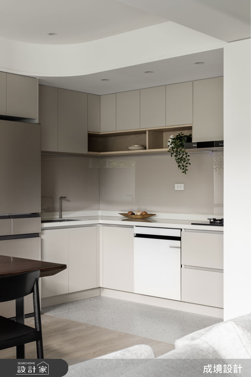 老屋(50年以上)＿北歐風廚房案例圖片＿成境設計＿成境_日安光景之13