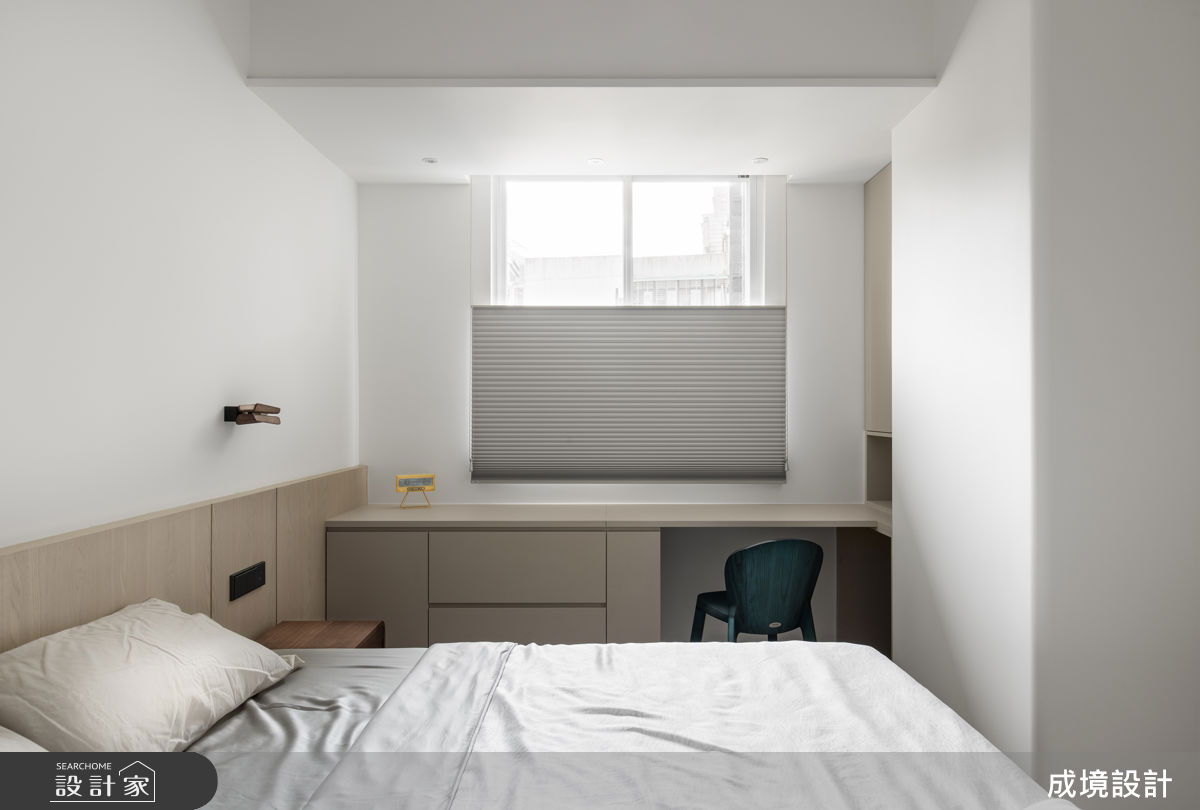 老屋(50年以上)＿北歐風臥室案例圖片＿成境設計＿成境_日安光景之16