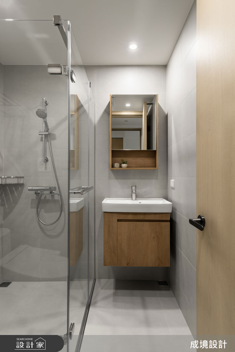 老屋(50年以上)＿北歐風浴室案例圖片＿成境設計＿成境_日安光景之18