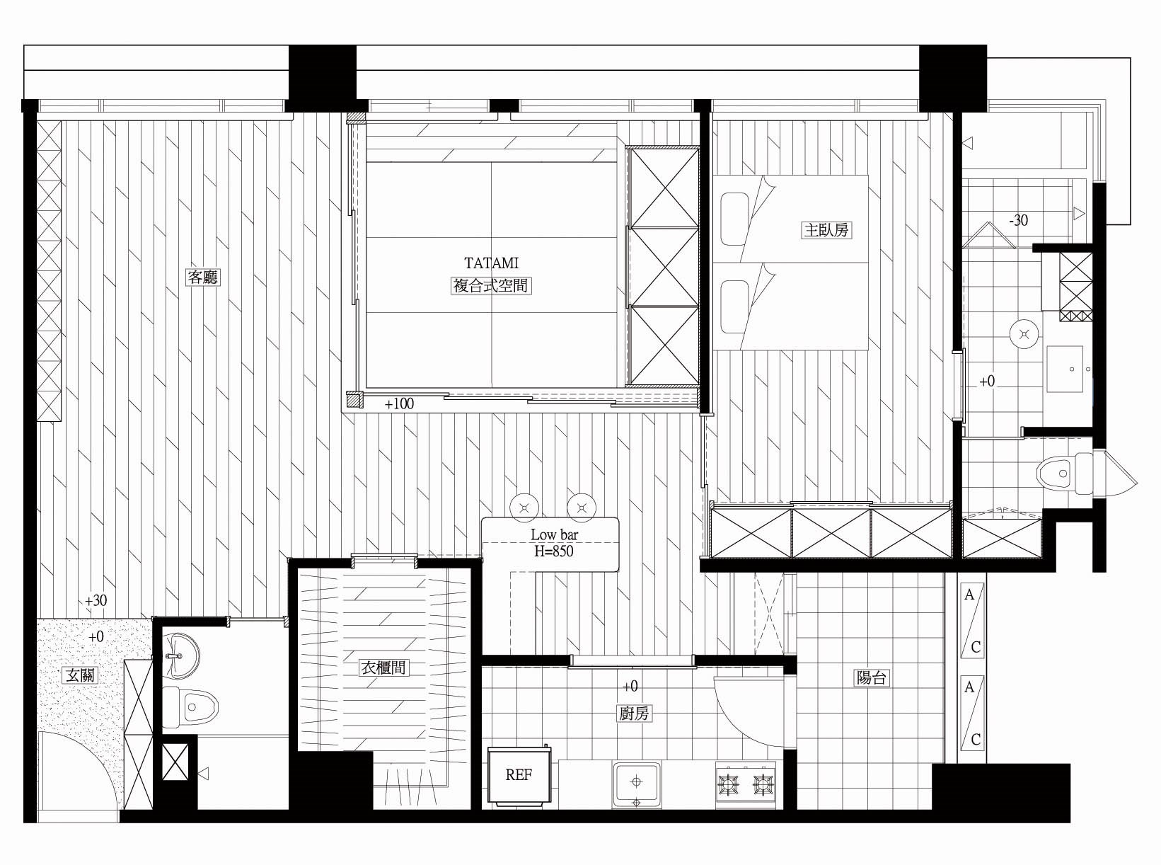 35坪新成屋(5年以下)＿人文禪風案例圖片＿玳爾設計＿玳爾_29之48