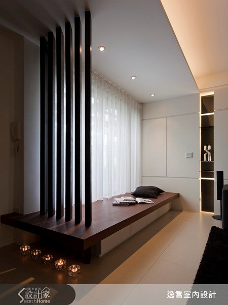 70坪新成屋(5年以下)＿現代風客廳案例圖片＿逸喬室內設計＿逸喬_經典黑白 The classic之7