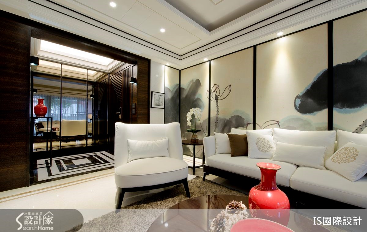 39坪＿新中式風玄關客廳案例圖片＿IS國際設計＿IS_100之4