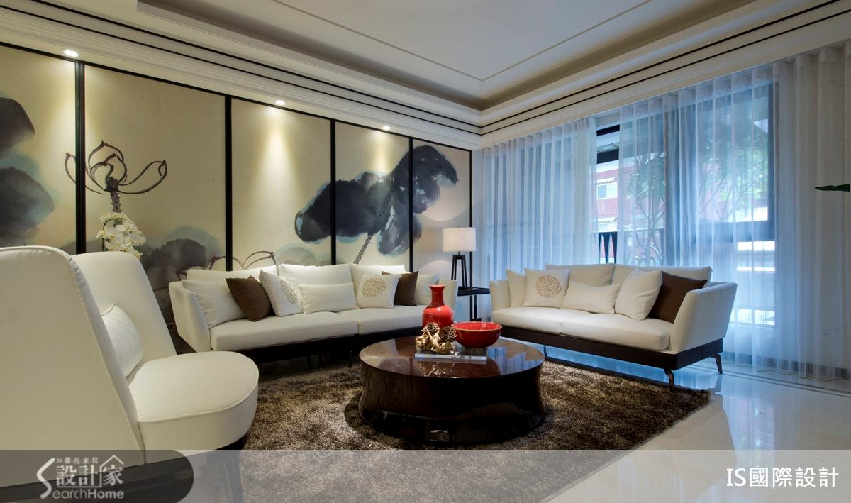 39坪＿新中式風客廳案例圖片＿IS國際設計＿IS_100之7