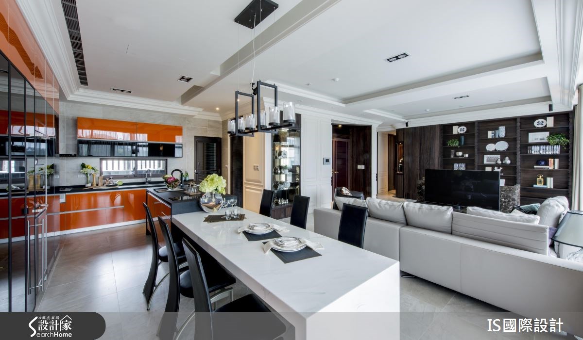40坪新成屋(5年以下)＿美式風餐廳案例圖片＿IS國際設計＿IS_104之31