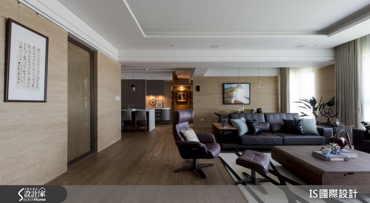 100坪新成屋(5年以下)＿奢華風客廳案例圖片＿IS國際設計＿IS_108之5