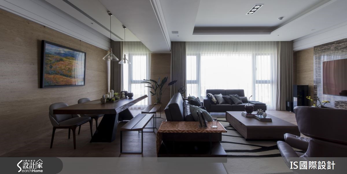 100坪新成屋(5年以下)＿奢華風客廳餐廳案例圖片＿IS國際設計＿IS_108之6