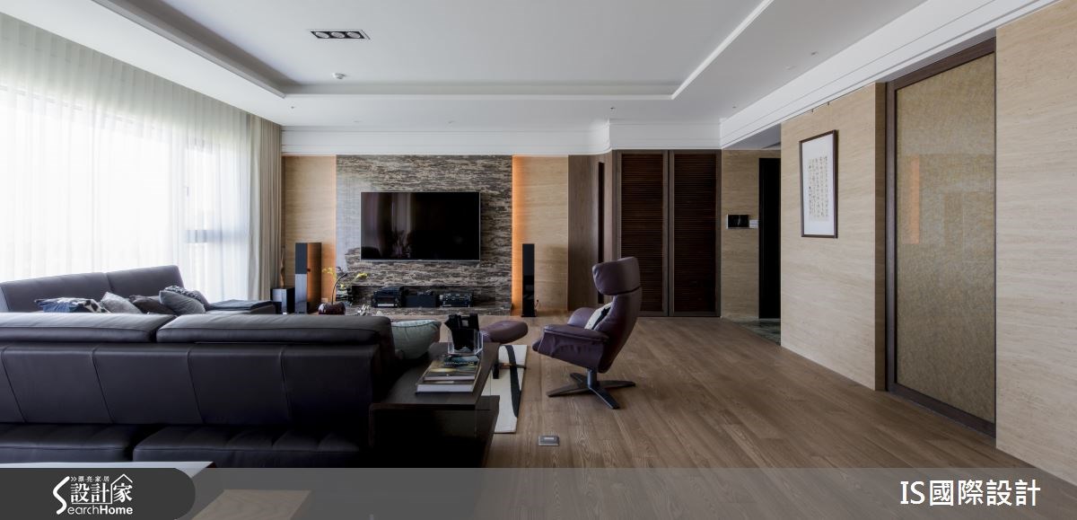 100坪新成屋(5年以下)＿奢華風客廳案例圖片＿IS國際設計＿IS_108之16
