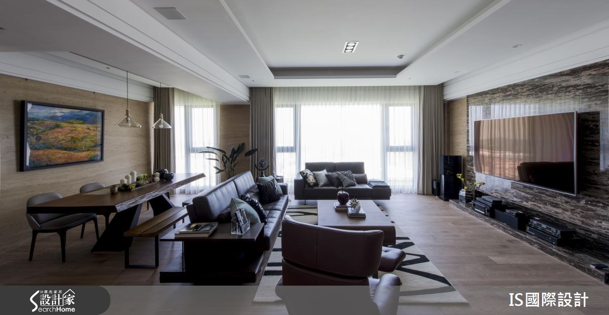 100坪新成屋(5年以下)＿奢華風客廳餐廳案例圖片＿IS國際設計＿IS_108之17