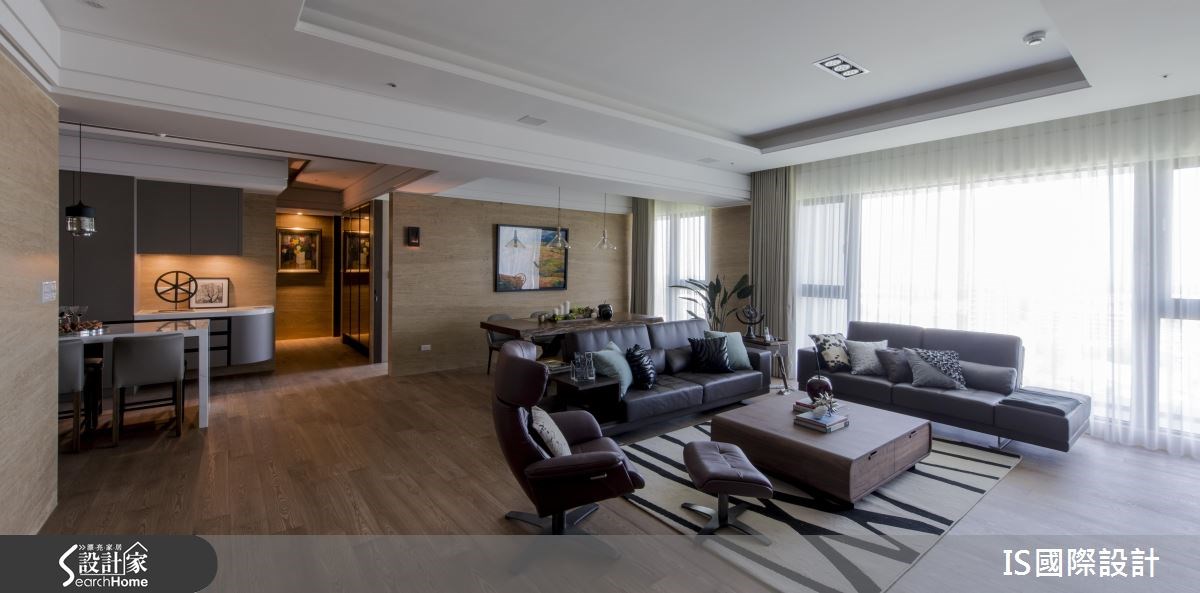 100坪新成屋(5年以下)＿奢華風客廳餐廳案例圖片＿IS國際設計＿IS_108之18