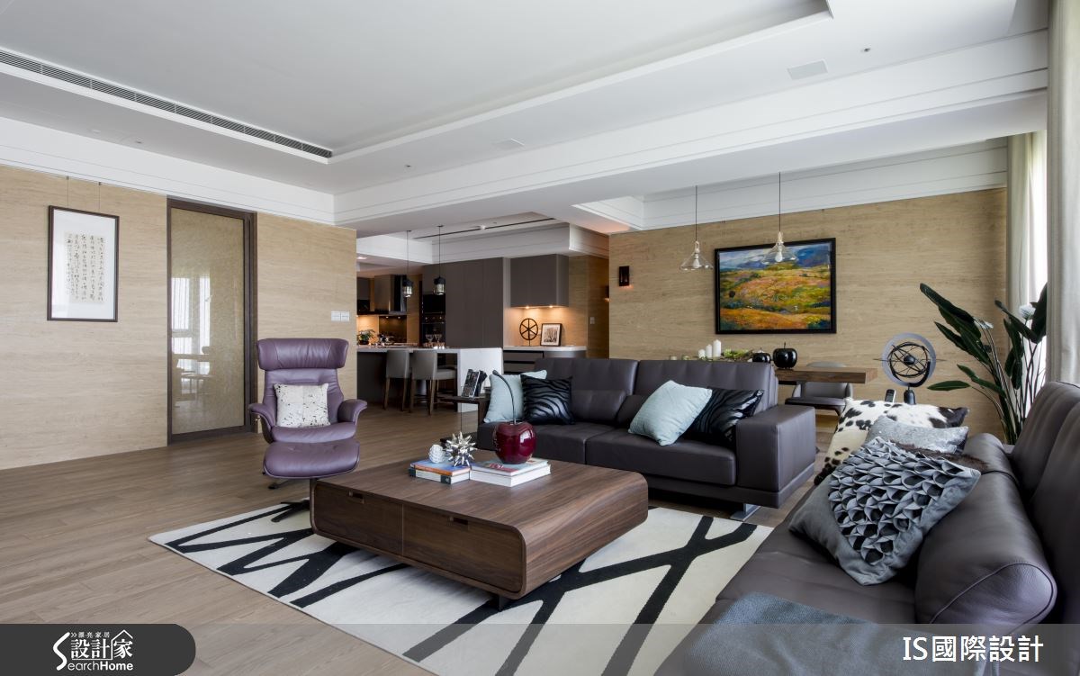 100坪新成屋(5年以下)＿奢華風客廳案例圖片＿IS國際設計＿IS_108之32