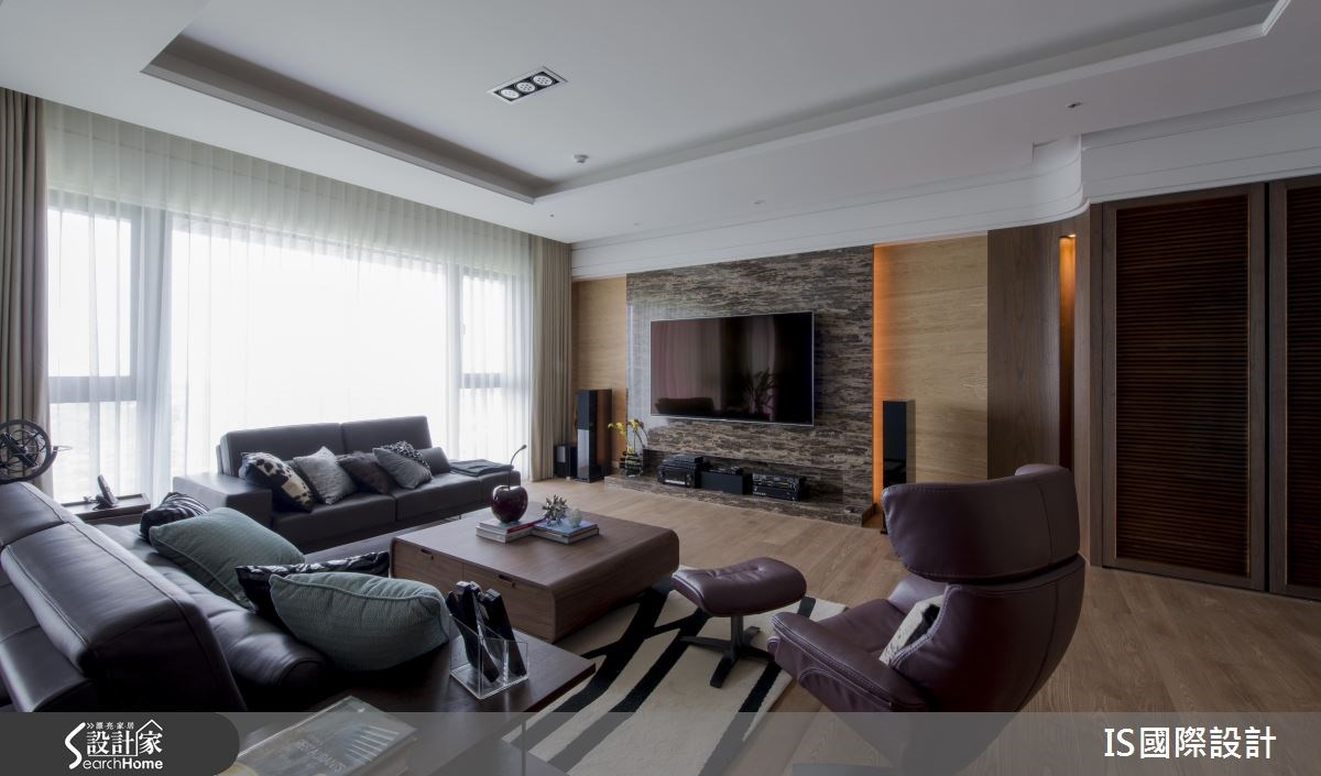 100坪新成屋(5年以下)＿奢華風客廳案例圖片＿IS國際設計＿IS_108之58