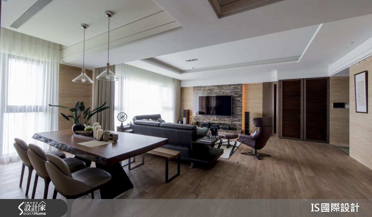 100坪新成屋(5年以下)＿奢華風客廳餐廳案例圖片＿IS國際設計＿IS_108之59