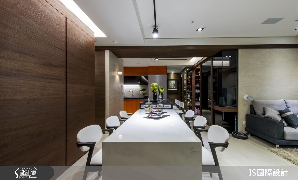 35坪老屋(16~30年)＿現代風客廳餐廳廚房案例圖片＿IS國際設計＿IS_109之2