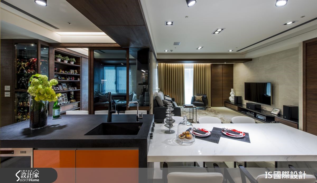 35坪老屋(16~30年)＿現代風客廳吧檯案例圖片＿IS國際設計＿IS_109之4