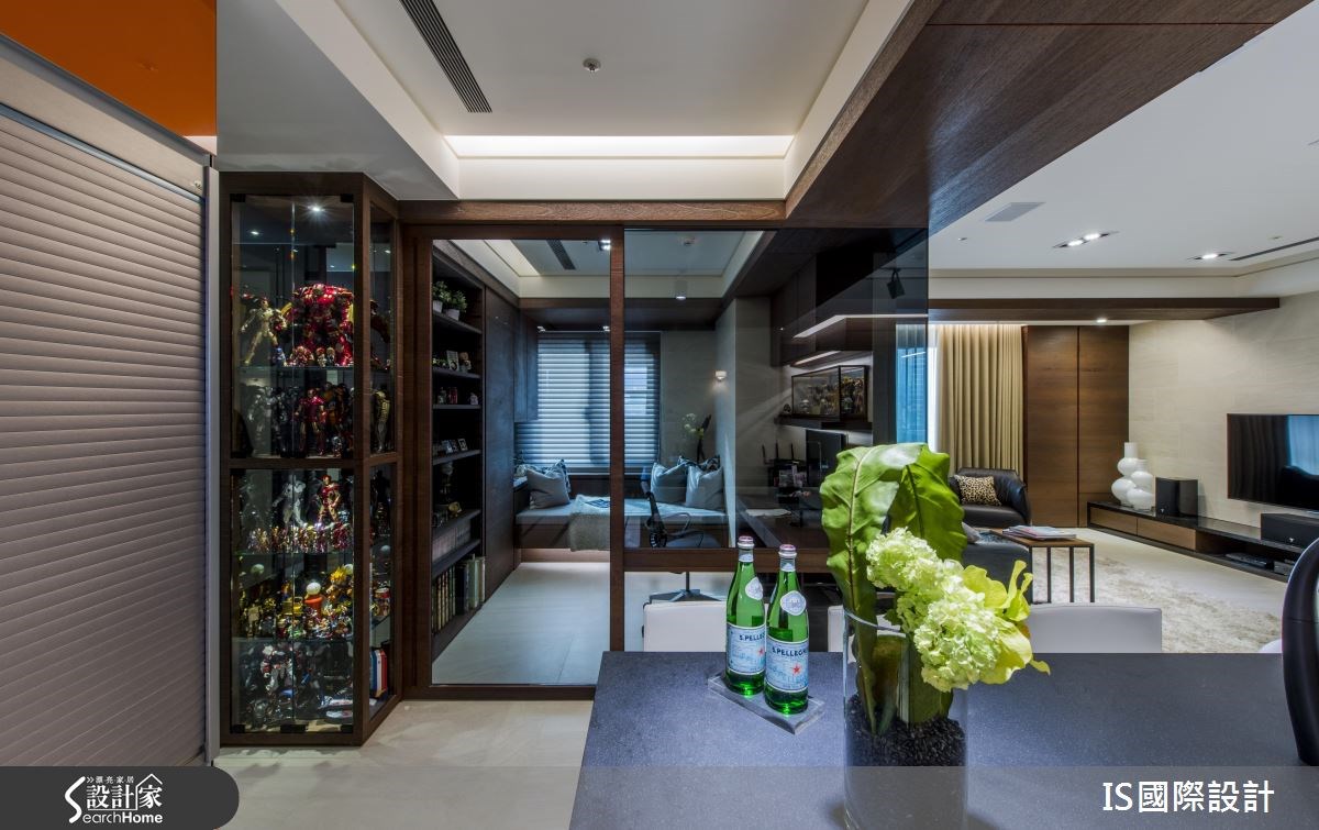 35坪老屋(16~30年)＿現代風客廳吧檯臥室案例圖片＿IS國際設計＿IS_109之10