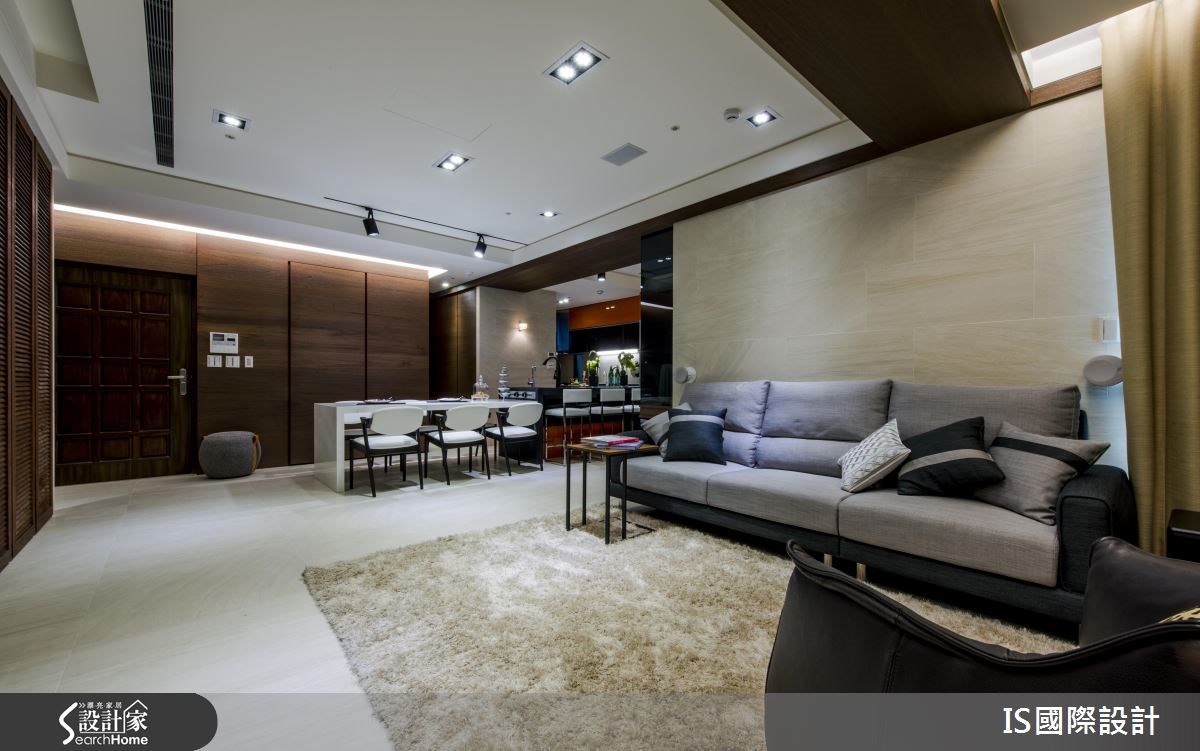 35坪老屋(16~30年)＿現代風客廳餐廳吧檯案例圖片＿IS國際設計＿IS_109之23