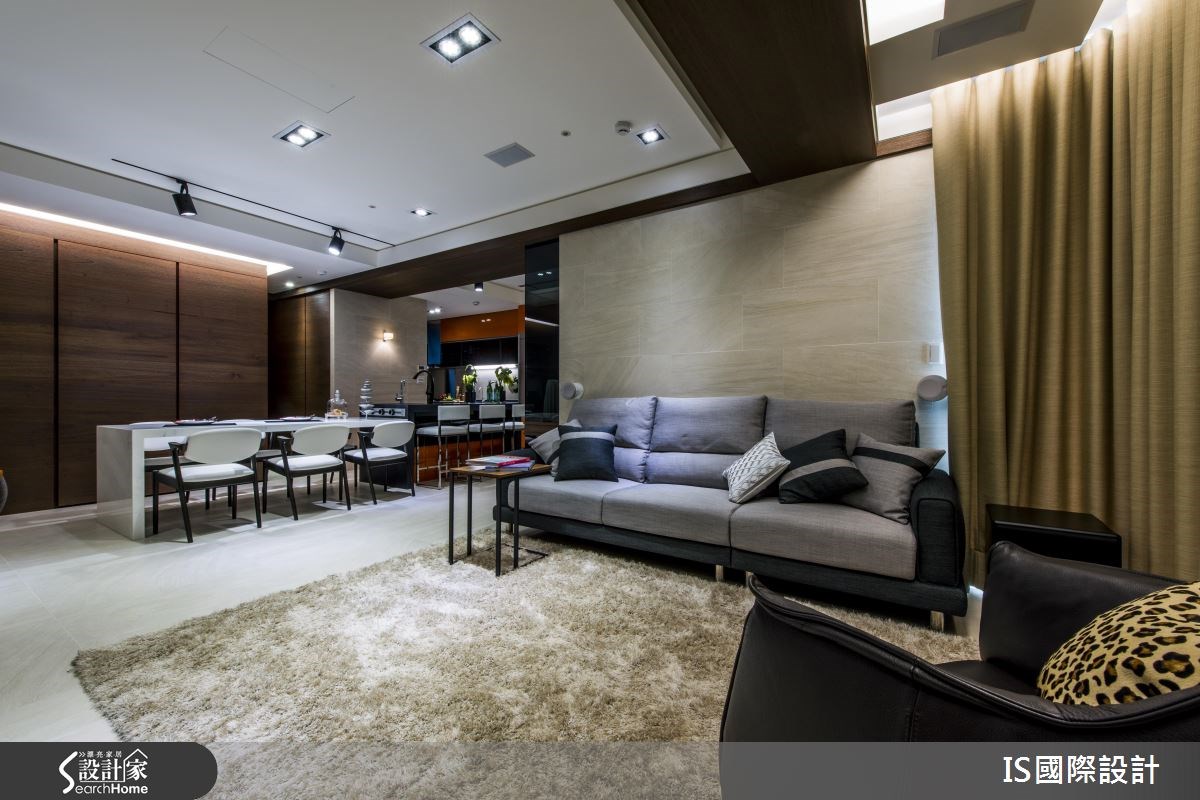 35坪老屋(16~30年)＿現代風客廳餐廳吧檯案例圖片＿IS國際設計＿IS_109之24
