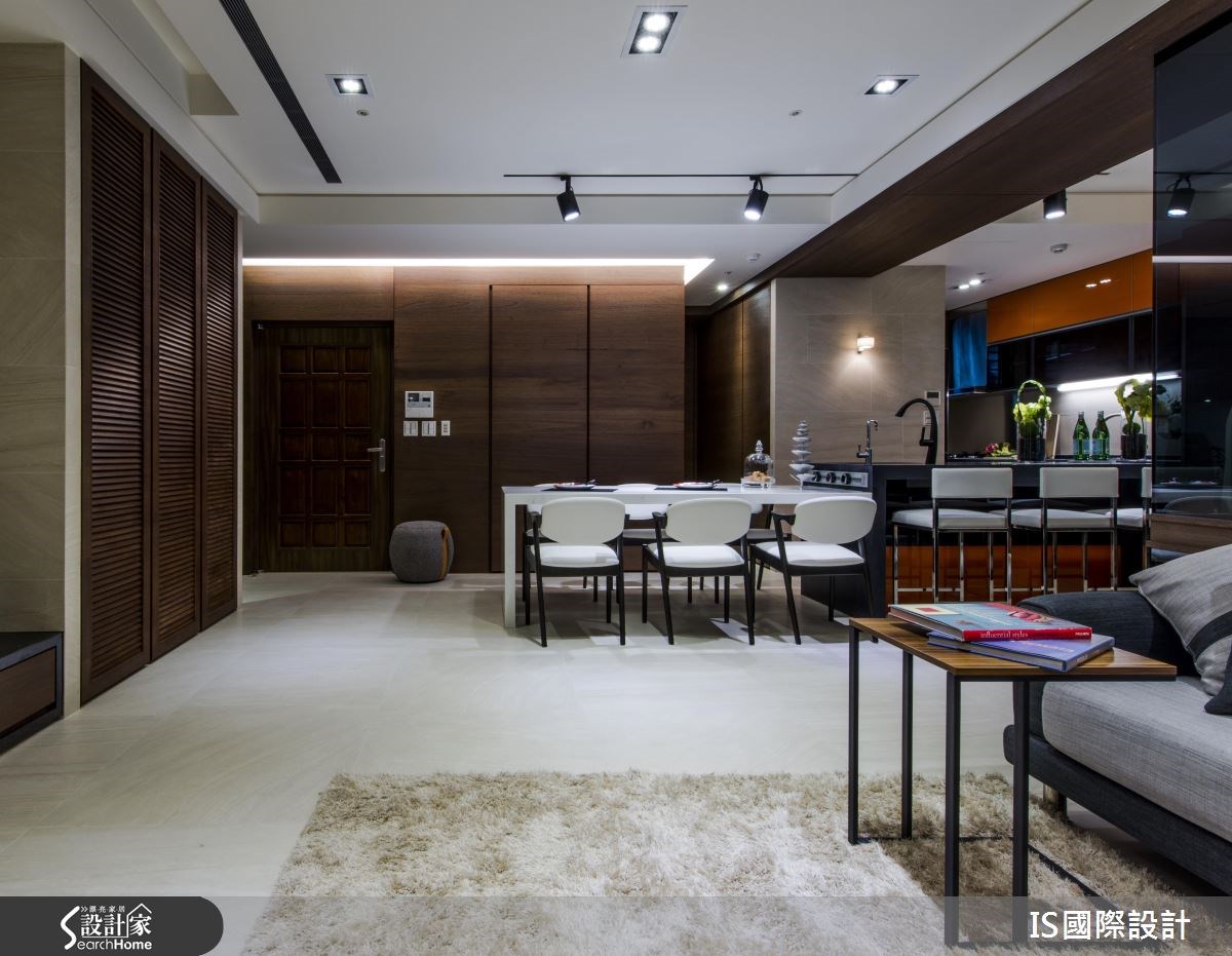 35坪老屋(16~30年)＿現代風玄關客廳餐廳吧檯案例圖片＿IS國際設計＿IS_109之25