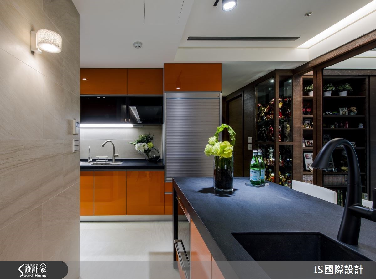 35坪老屋(16~30年)＿現代風廚房吧檯案例圖片＿IS國際設計＿IS_109之30