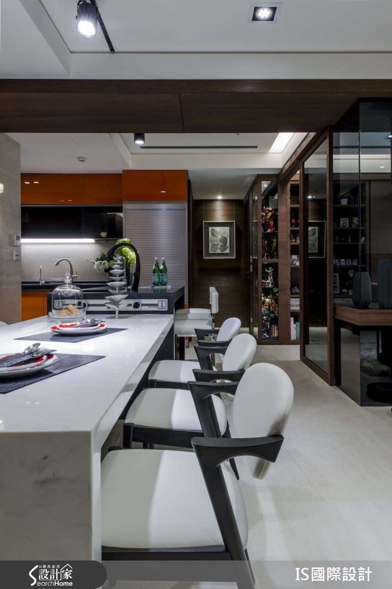 35坪老屋(16~30年)＿現代風餐廳廚房吧檯案例圖片＿IS國際設計＿IS_109之38
