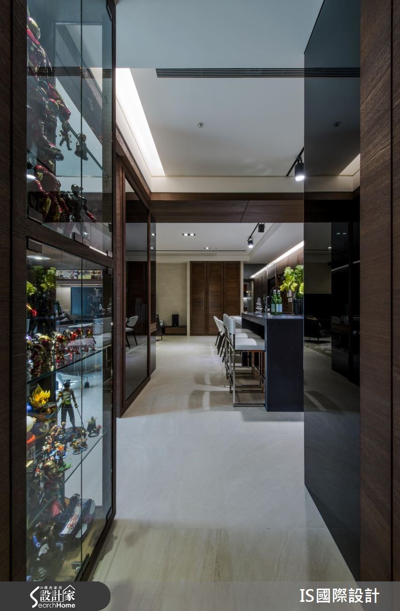 35坪老屋(16~30年)＿現代風吧檯走廊案例圖片＿IS國際設計＿IS_109之46