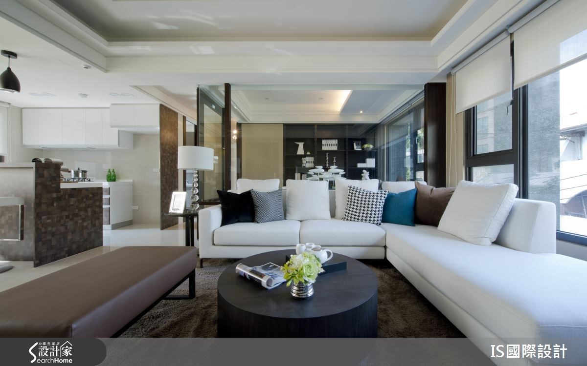 30坪新成屋(5年以下)＿混搭風客廳案例圖片＿IS國際設計＿IS_110之4