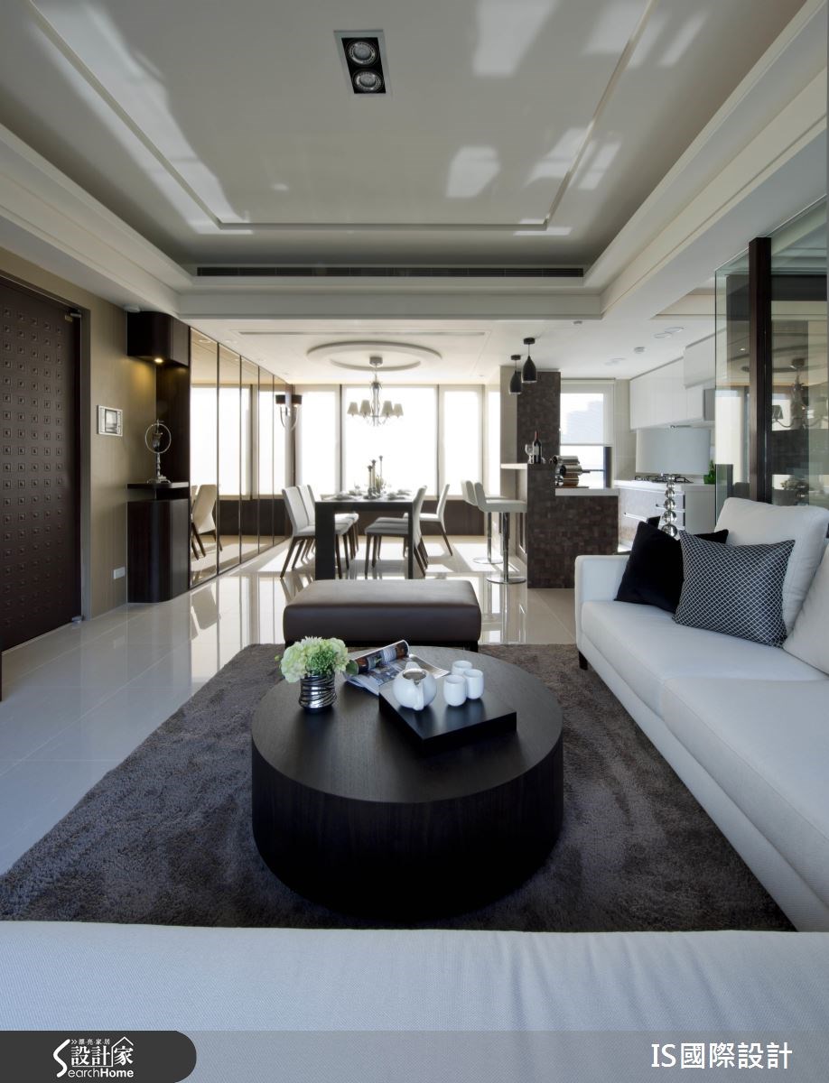 30坪新成屋(5年以下)＿混搭風客廳餐廳廚房吧檯案例圖片＿IS國際設計＿IS_110之5
