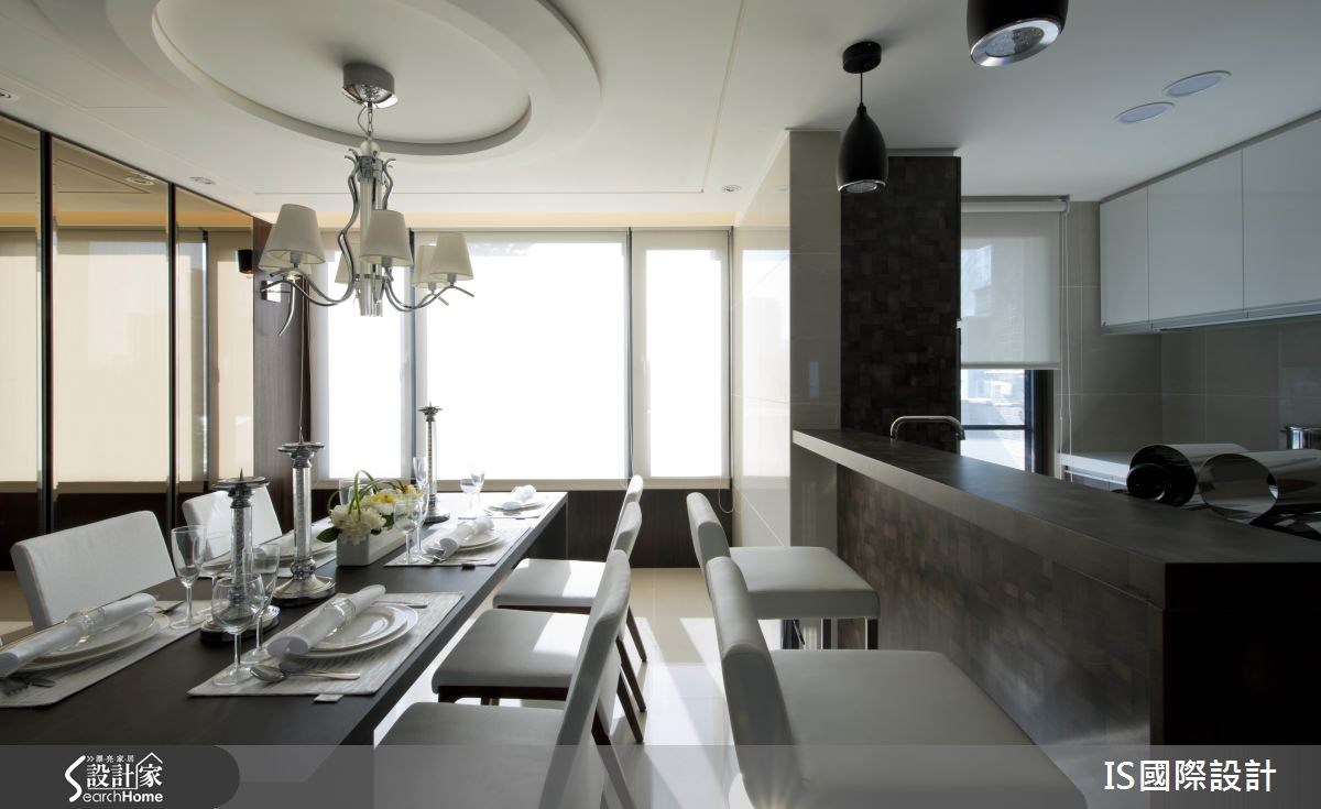 30坪新成屋(5年以下)＿混搭風餐廳吧檯案例圖片＿IS國際設計＿IS_110之12