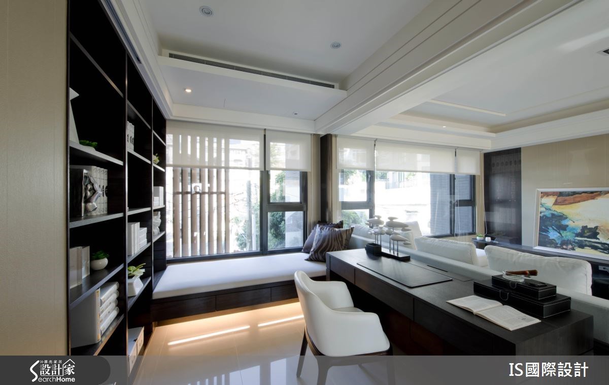 30坪新成屋(5年以下)＿混搭風書房案例圖片＿IS國際設計＿IS_110之22