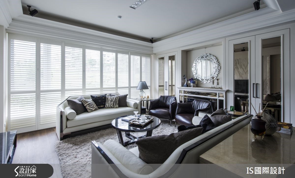 44坪中古屋(5~15年)＿美式風客廳案例圖片＿IS國際設計＿IS_112之10