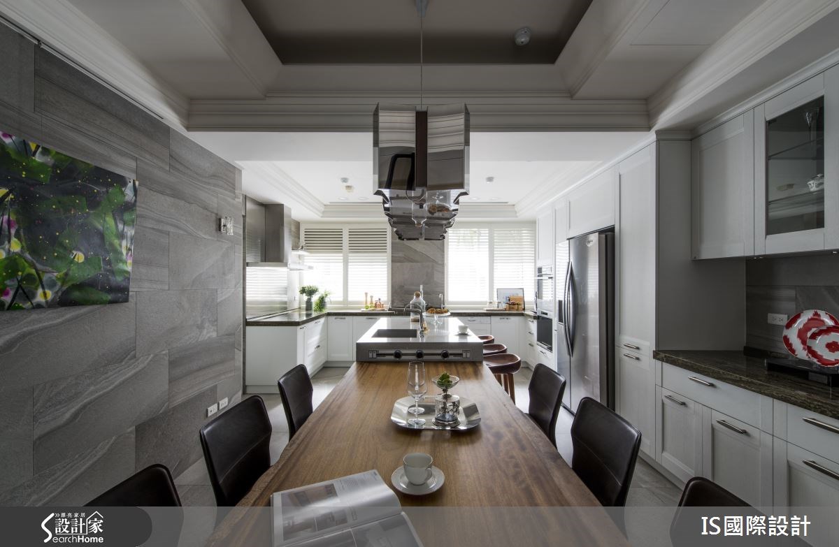 44坪中古屋(5~15年)＿美式風餐廳廚房案例圖片＿IS國際設計＿IS_112之24