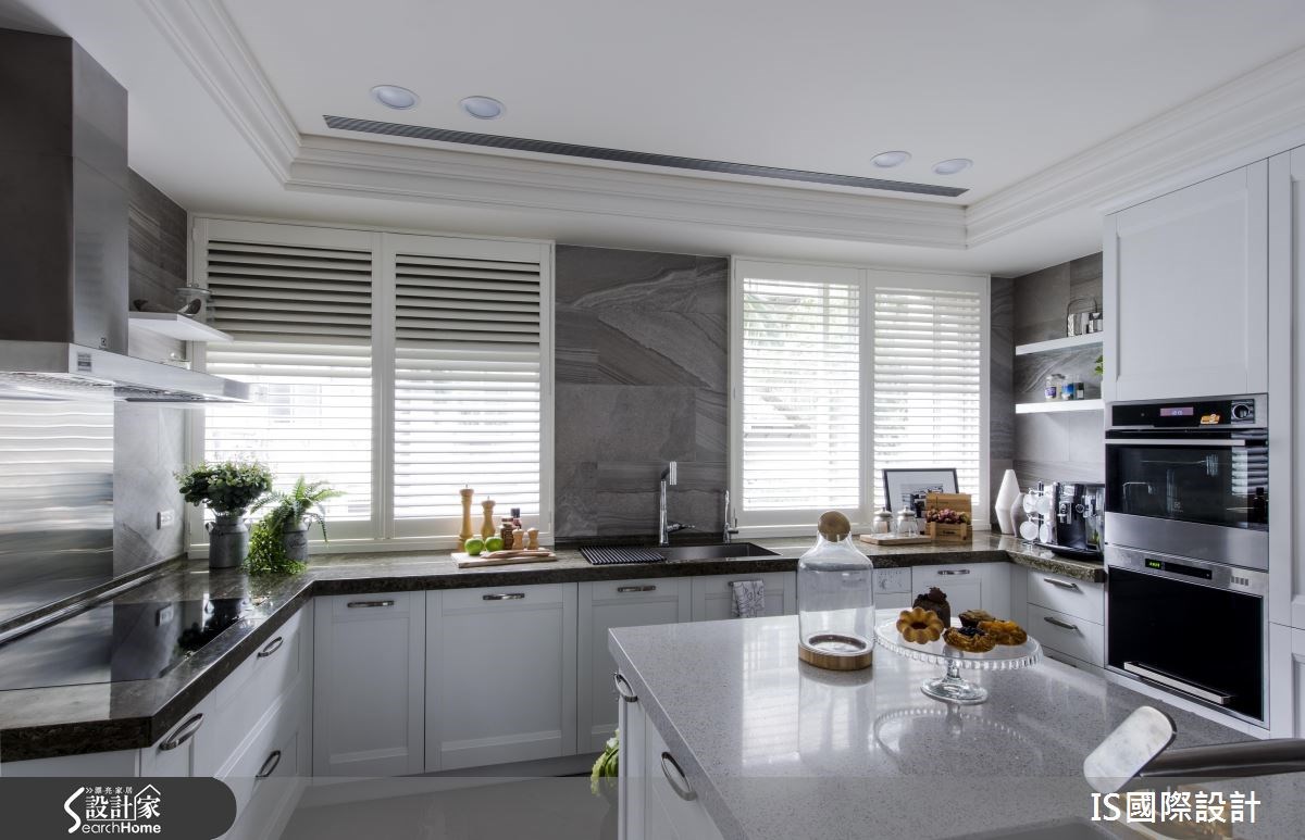 44坪中古屋(5~15年)＿美式風廚房吧檯案例圖片＿IS國際設計＿IS_112之31
