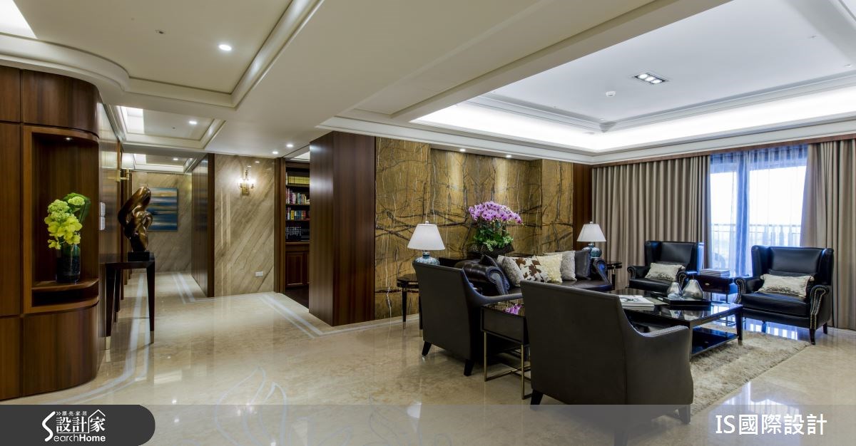 68坪新成屋(5年以下)＿奢華風客廳案例圖片＿IS國際設計＿IS_113之12